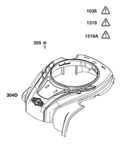 Blower Housing Group Diagram and Parts List for 020000 - 09Z999 Briggs and Stratton Engine